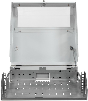 Шкаф коммутационный NTSS (NTSS-SOHO5U) настенный 5U 520x140мм пер.дв.стекл несъемн.бок.пан. 80кг белый IP20 от магазина РЭССИ