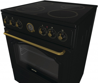 Плита Электрическая Gorenje ECS6250CLB черный стеклокерамика (без крышки) от магазина РЭССИ