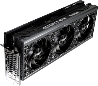Видеокарта Palit PCI-E 4.0 PA-RTX4090 GAMEROCK OMNIBLACK NVIDIA GeForce RTX 4090 24Gb 384bit GDDR6X 2235/21000 HDMIx1 DPx3 HDCP Ret от магазина РЭССИ