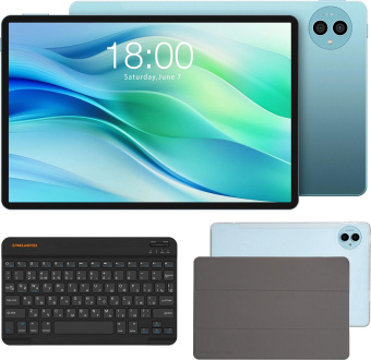Планшет Teclast P50 Premium Set T606 (1.6) 8C RAM6Gb ROM128Gb 11" IPS 1280x800 LTE Android 14 голубой 13Mpix 5Mpix BT GPS WiFi Touch microSD 1Tb 8000mAh от магазина РЭССИ