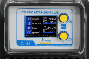 Сварочный полуавтомат ТСС EVO MTM-200 PULSE инвертор MMA/TIG/MIG 5.04кВт от магазина РЭССИ