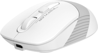 Мышь A4Tech Fstyler FB10CS белый/серый оптическая (2000dpi) silent беспроводная BT/Radio USB (4but) от магазина РЭССИ