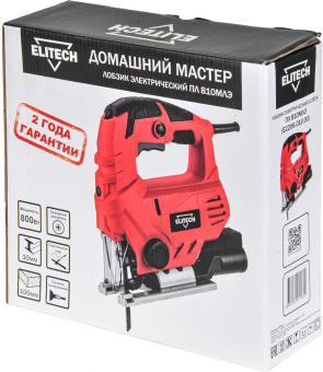 Лобзик Elitech ПЛ 810МЛЭ 800Вт 3000ходов/мин от электросети от магазина РЭССИ