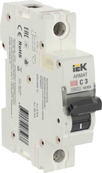 ARMAT Автоматический выключатель M06N 1P C 3А IEK от магазина РЭССИ