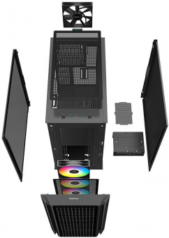 Корпус Deepcool CG540 черный без БП ATX 2x120mm 1x140mm 2xUSB3.0 audio bott PSU от магазина РЭССИ