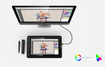 Графический планшет XPPen Artist ARTIST15.6PRO_JP USB черный от магазина РЭССИ