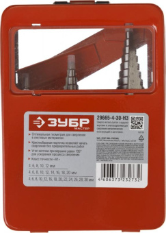 Набор сверл Зубр 29665-4-30-H3 по металлу (3пред.) для шуруповертов/дрелей от магазина РЭССИ