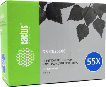 Картридж лазерный CS-CE255X-MPS CE255XX черный (15000стр.) для HP LJ P3015 Cactus 1086945 от магазина РЭССИ