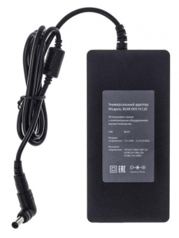 Блок питания Buro BUM-0051K120 автоматический 120W 12V-20V 11-connectors 6A 1xUSB 2A от бытовой электросети LED индикатор от магазина РЭССИ