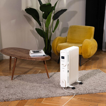 Радиатор масляный Timberk Home Intellect T-OR1507-F10E-WF 1500Вт белый от магазина РЭССИ