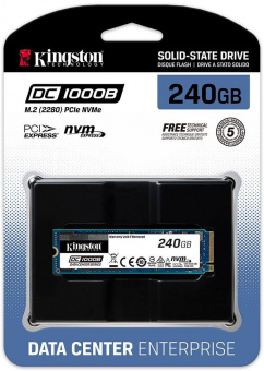 Накопитель SSD Kingston PCI-E 3.0 x4 240Gb SEDC1000BM8/240G DC1000B M.2 2280 0.5 DWPD от магазина РЭССИ