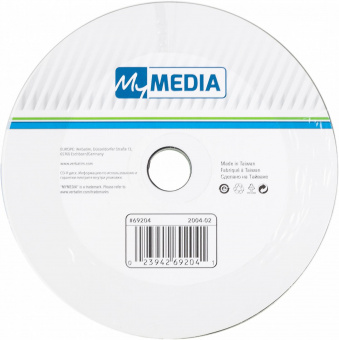 Диск CD-R MyMedia 700Mb 52x Pack wrap (10шт) (69204) от магазина РЭССИ