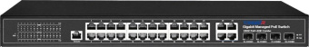 Коммутатор Trassir TR-NS24284C-400-24PoE (L2) 24x1Гбит/с 4xКомбо(1000BASE-T/SFP) 24PoE 400W управляемый от магазина РЭССИ