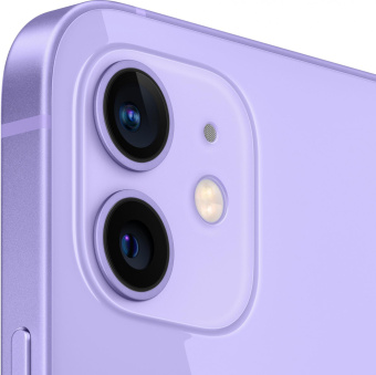 Смартфон Apple A2403 iPhone 12 128Gb 4Gb фиолетовый моноблок 3G 4G 1Sim 6.1" 1170x2532 iOS 15 12Mpix 802.11 a/b/g/n/ac/ax NFC GPS GSM900/1800 GSM1900 TouchSc Protect от магазина РЭССИ