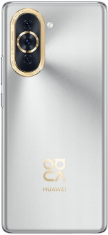 Смартфон Huawei nova 10 128Gb 8Gb серебристый моноблок 3G 4G 2Sim 6.67" 1080x2400 Android 12 50Mpix 802.11 a/b/g/n/ac/ax NFC GPS GSM900/1800 GSM1900 от магазина РЭССИ