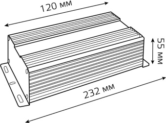 Блок питания Gauss 202023200 пониж. для лен.светод. черный от магазина РЭССИ