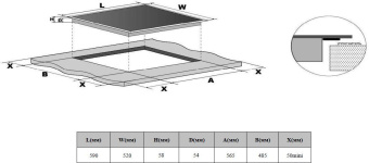 Индукционная варочная поверхность Weissgauff HI 632 белый от магазина РЭССИ
