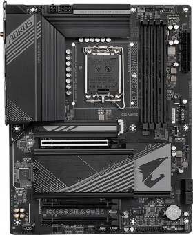 Материнская плата Gigabyte B760 AORUS ELITE AX Soc-1700 Intel B760 4xDDR5 ATX AC`97 8ch(7.1) 2.5Gg RAID+HDMI+DP от магазина РЭССИ