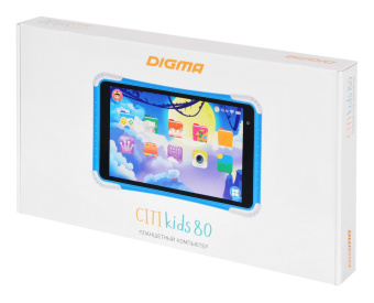 Планшет Digma CITI Kids 80 RK3126C (1.2) 4C RAM1Gb ROM8Gb 8" IPS 1280x800 Android 10.0 Go голубой 2Mpix 0.3Mpix BT WiFi Touch microSD 64Gb minUSB 3500mAh от магазина РЭССИ