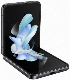 Смартфон Samsung SM-F721B Galaxy Z Flip 4 256Gb 8Gb графитовый раскладной 3G 4G 1Sim 6.7" 1080x2640 Android 12 12Mpix 802.11 a/b/g/n/ac/ax NFC GPS GSM900/1800 GSM1900 TouchSc Protect от магазина РЭССИ