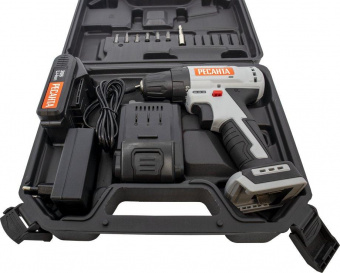 Дрель-шуруповерт Ресанта ДА-20-2ЛК-Б аккум. патрон:быстрозажимной (кейс в комплекте) (75/14/10) от магазина РЭССИ
