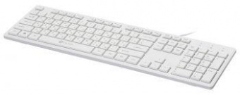 Клавиатура Оклик 500M белый USB slim Multimedia от магазина РЭССИ