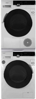 Сушильная машина Weissgauff WD 599 DC Inverter Heat Pump кл.энер.:A+++ макс.загр.:9кг белый (426593) от магазина РЭССИ