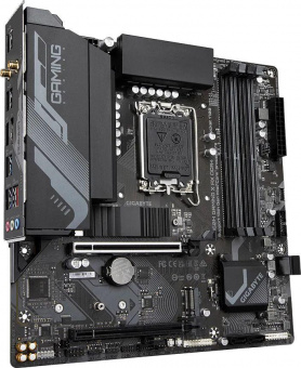 Материнская плата Gigabyte B760M GAMING X AX DDR4 Soc-1700 Intel B760 4xDDR4 mATX AC`97 8ch(7.1) 2.5Gg RAID+HDMI+DP от магазина РЭССИ