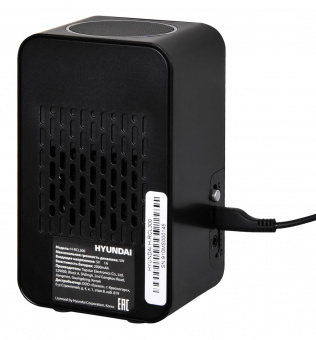 Радиобудильник Hyundai H-RCL300 черный LCD подсв:оранжевая часы:цифровые FM от магазина РЭССИ