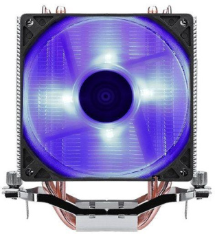 Устройство охлаждения(кулер) Aerocool Verkho 4 Lite Soc-AM5/AM4/1151/1200/1700 4-pin 19-27dB Al+Cu 125W 571gr LED Ret от магазина РЭССИ