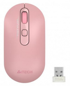 Мышь A4Tech Fstyler FG20 розовый оптическая (2000dpi) беспроводная USB для ноутбука (4but) от магазина РЭССИ