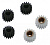 Комплект роликов Cet CET6006 (B039-3062/3245/3060) для Ricoh Aficio 1015/1018 (упак.:5шт) от магазина РЭССИ
