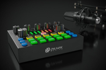 Микрофон проводной Оклик SM-600G 2.5м черный от магазина РЭССИ