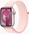 Смарт-часы Apple Watch Series 9 A2978 41мм OLED корп.розовый Sport Loop рем.светло-розовый разм.брасл.:130-200мм (MR953LL/A) от магазина РЭССИ
