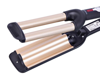 Щипцы Starwind SHC 7071 40Вт макс.темп.:200С покрытие:керамическое черный от магазина РЭССИ