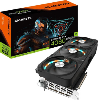 Видеокарта Gigabyte PCI-E 4.0 GV-N408SGAMING-16GD NVIDIA GeForce RTX 4080 Super 16Gb 256bit GDDR6X 2550/23000 HDMIx1 DPx3 HDCP Ret от магазина РЭССИ