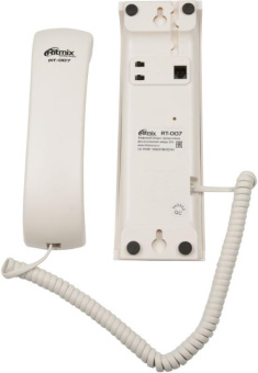 Телефон проводной Ritmix RT-007 белый от магазина РЭССИ