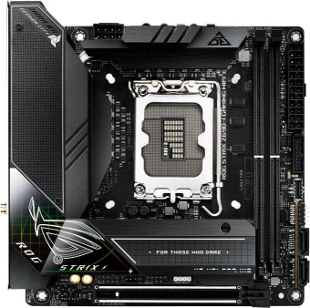 Материнская плата Asus ROG STRIX Z690-I GAMING WIFI Soc-1700 Intel Z690 2xDDR5 mini-ITX AC`97 8ch(7.1) 2.5Gg RAID+HDMI от магазина РЭССИ