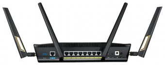Роутер беспроводной Asus RT-AX88U AX6000 10/100/1000BASE-TX/4G ready черный от магазина РЭССИ