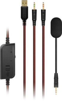 Наушники с микрофоном Sven AP-U1001MV черный 2.2м накладные оголовье (SV-019341) от магазина РЭССИ