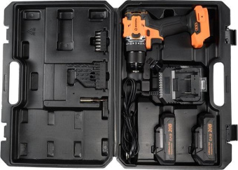 Дрель-шуруповерт Вихрь ДА-20Л-2К/БП аккум. патрон:быстрозажимной (кейс в комплекте) (72/14/67) от магазина РЭССИ