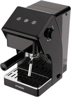 Кофеварка рожковая Hyundai HEM-2122 1400Вт черный от магазина РЭССИ