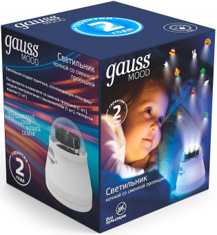 Ночник Gauss DIY0011 пластик белый от магазина РЭССИ