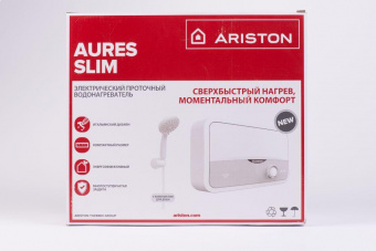 Водонагреватель Ariston Aures S 3.5 SH PL 3.5кВт электрический настенный/серебристый от магазина РЭССИ