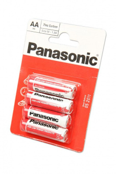 Элемент питания Panasonic Zinc Carbon R6RZ/4BP R6 BL4 от магазина РЭССИ