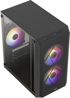 Корпус Aerocool CS-107-A-BK-v2 черный без БП mATX 1xUSB2.0 1xUSB3.0 audio от магазина РЭССИ