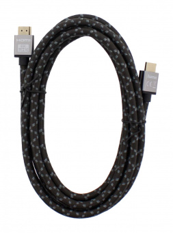 Кабель аудио-видео Hama H-205240 HDMI (m)/HDMI (m) 3м. Позолоченные контакты черный/серый (уп.:1шт) (00205240) от магазина РЭССИ