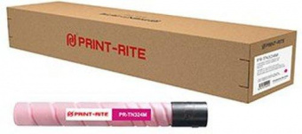 Картридж лазерный Print-Rite TFK908MPRJ PR-TN324M TN324M пурпурный (26000стр.) для Konica Minolta bizhub C258/C308/C368 от магазина РЭССИ