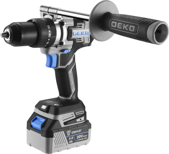 Дрель-шуруповерт Deko DKCID20 PRO аккум. патрон:быстрозажимной (085-1068) от магазина РЭССИ