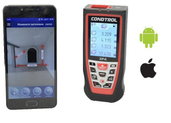 Лазерный дальномер-рулетка Condtrol XP4 1-4-085 от магазина РЭССИ